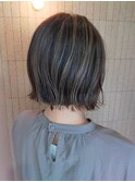 ショートボブ/ハイライト