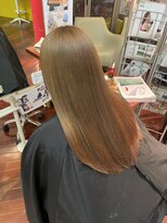 ヘアースペースブルーム プリュス 石橋店(HAIR SPACE BLOOM plus) 石橋阪大前/酸性ストレート/ブリーチカラー/ミルクティー