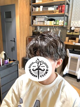 クライム(CLIMB) ツーブロ×ソフトスパイラルパーマ