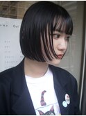 前上がりレイヤーボブ