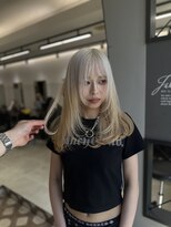 ジルバイジゼル(JILL by GiseL)&nbsp;K_ブロンドカラー/レイヤーカット/ケアブリーチ