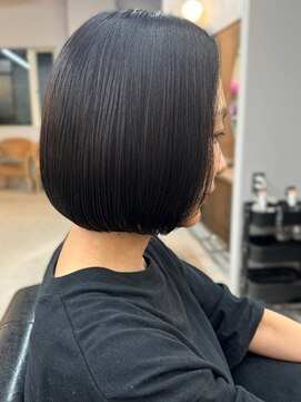 リッチ 菊名店(Rich) 丸みボブ　ショートボブ　グレージュ　ダークアッシュ　20代30代