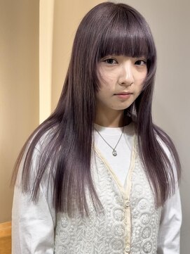 テトラ バイ ネオリーブ 横浜西口店(tetra by neolive) 顔周りウルフカット ダブルカラー ケアブリーチ 横浜