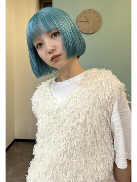 リンイチマルサン(Lin.103) 【ミントグリーン×ボブ】　山下　泰世