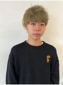 マッシュ ベージュ カーキ メンズ