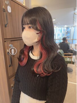 サミット ウル(SUMMIT ulu.) 【ulu.hana】グレーブラック×インナーカシスピンク