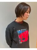20代30代大人かわいいショートボブｘ小顔ひし形パーマ
