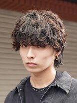 渋谷緩め大きめカールシャドウパーマ2wayヘア19時以降