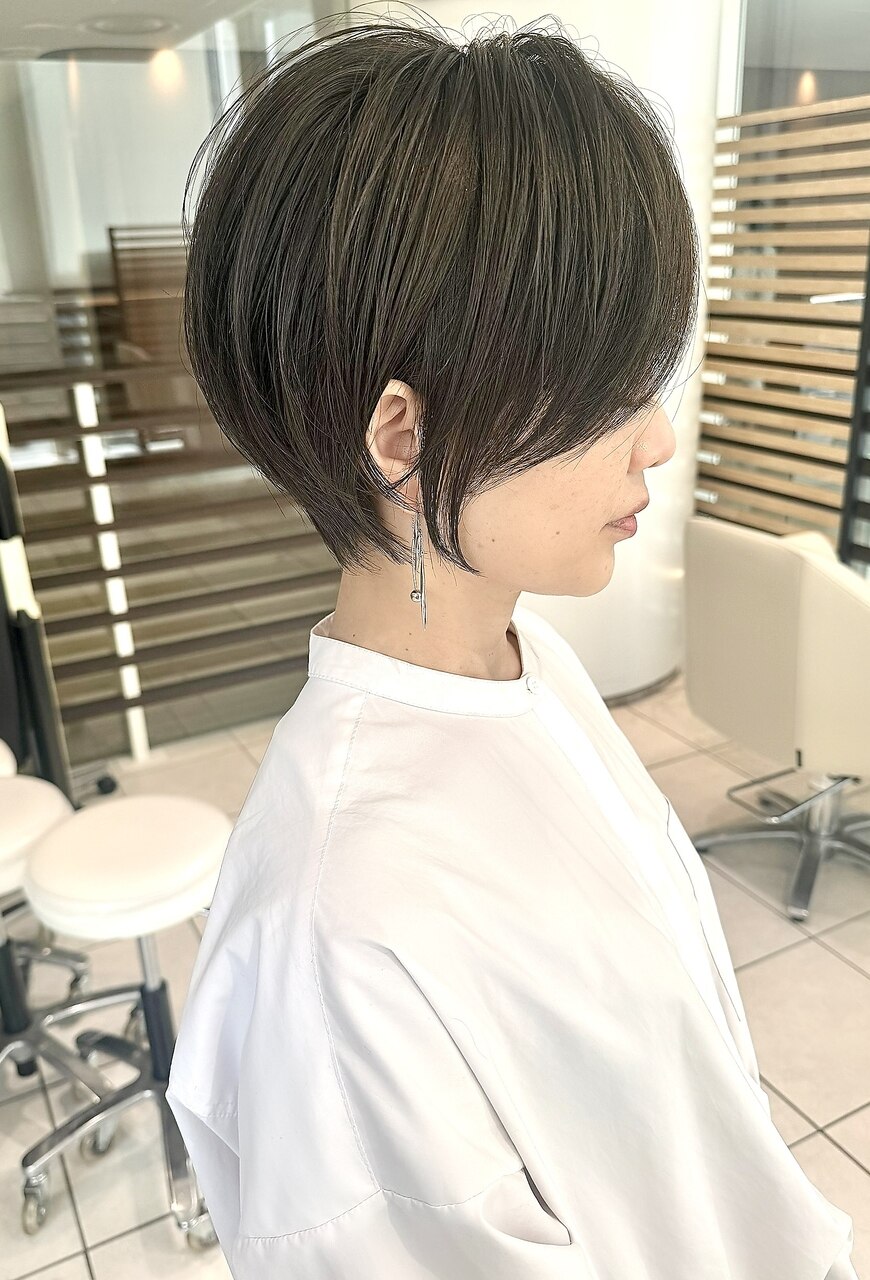 【美髪ライト】カット＋髪質改善カラー+オージュアクイックトリートメント