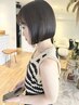 『いまどきボブ、私にも似合うかもって思えた。』カット＋中性ストレート＋TR
