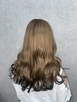 アン ブリーチ 大宮駅東口店(UN BLEACH)&nbsp;ブリーチ１回～ミルクティーベージュ×裾カラー♪