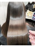 ココアブラウン×髪質改善
