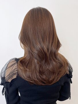 アイティー バイ アルバム 中野店(IT by ALBUM) 韓国ヘア顔周りレイヤーオリーブベージュグレージュ_ba497013