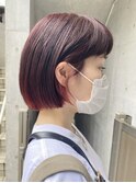 ハイライトから覗くレッドカラー