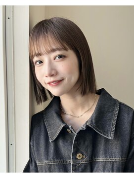 キアラ(Kchiara) 福岡美容室20代30代40代切りっぱなしボブぱつっとボブ