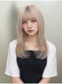 伸ばし掛けヘア髪質改善小顔ヘアレイヤーカット大人ボブ