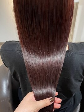 オススメ！酸性ストレート×暖色カラー