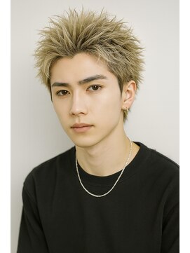 ハイトーンスパイキーショート