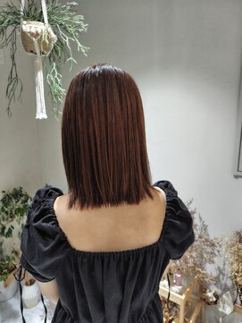 マロウイヴ(mallow eve) 《花屋併設》ピンクブラウン