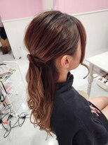 ホワイト 栄駅店(White)&nbsp;ハーフアップ♪