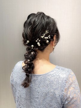 ハルキミナト ジャパン ヨコハマ(HARUKI MINATO japan YOKOHAMA) ヘアセット/編み下ろし/編み込み/お呼ばれヘア