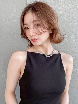 Lond clair 川崎/髪質改善/ショート/ボブ/レイヤーカット【ロンド クレール】 ミディアムレイヤーカット/似合わせカット/髪質改善/顔周り/川崎