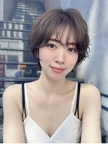 クーエフー(coo et fuu)&nbsp;大人ショートハンサムショートニュアンスパーマ冬カラー