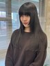 【hitomi限定】カット+酸性ストレート+2stepトリートメント ¥22,000~