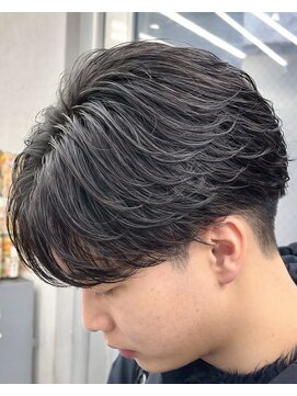 オーバル ジングウマエ(OVARL jingumae) フェザーパーマシャドウパーマサーフカール