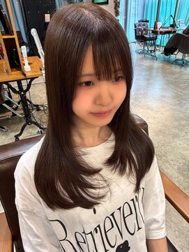 ルナバイルヴェール(LUNA by LeVert) 大人気！！縮毛矯正×レイヤー★☆