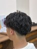 【人気急上昇↑】メンズカット+ツイストパーマ+シェービング《長町南》
