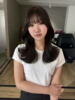 エトワ 中央店(etoi)&nbsp;大分韓国かき上げレイヤーカット大人レイヤー顔まわりレイヤー