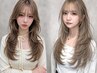 【ブリーチなしでも透明感】ブリーチなしダブルカラー+カット+ MILBON3stepTR