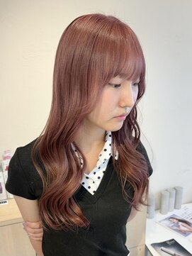 テトラ バイ ネオリーブ 横浜西口店(tetra by neolive) ハイトーン　ピンクベージュ　ラベンダー　ロング巻き髪　横浜★