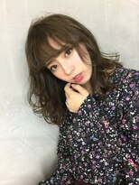 アン 溝の口(un)&nbsp;美髪カール＋ネイビーカラー◆溝口美容院//un//オージュアサロン