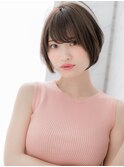 ＊LOREN＊大人かわいいネイビーカラー×小顔ワンサイドショート