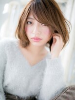 クオーレ ヘア アンジュ 水戸店(CUORE HAIR ange)&nbsp;*ange水戸*…カーキベージュアンニュイ外ハネ小顔ネオウルフa