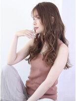 オーロ 武庫之荘店(ORO) 透明感マロンベージュ・ニュアンスカール・シースルーバング