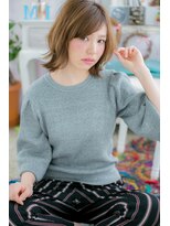 ミック 日暮里店(miq)&nbsp;外ハネくびれボブ★フレンチガーリーエアリーミディc1