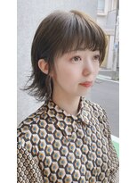 ドゥマン(Demain)&nbsp;*ショコラベージュ ボブルフ ナチュラルカール ベビーバング”