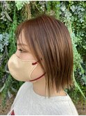 インナー×ベージュ