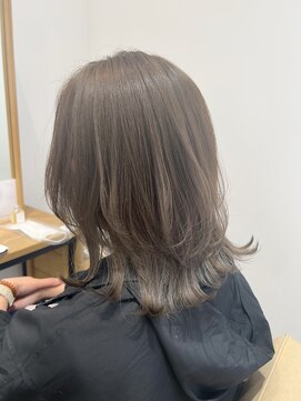 アリーナ 船橋日大前店(arena) レイヤーカット×グレージュ