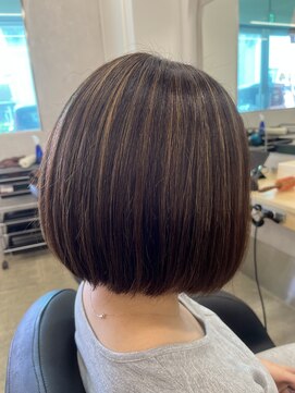 エイトオロク 那覇小禄店(EIGHT oroku) ボブ×ハイライト