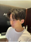 韓国メンズヘア コンマバング コンマヘア カルマパーマ
