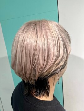 マティーナ ヘアー 池袋(Matina hair) 【ホワイトミルクティーウルフ】20代30代40代50代