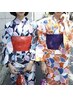 浴衣着付け＆ヘアセット ￥7700　(ゆかた着付けのみは￥4400)