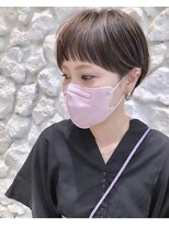 モアナバイヘッドライト 浦添店(Moana by HEADLIGHT)&nbsp;Moana【浦添】#マッシュショート#オン眉#ベージュカラー