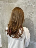 グランデュール 藤枝店(GRANDEUR)&nbsp;ミルクティーベージュ　ダブルカラーインナーカラーケアブリーチ