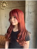 大人可愛いピレンジカラーゆるふわ美シルエットロング20代30代