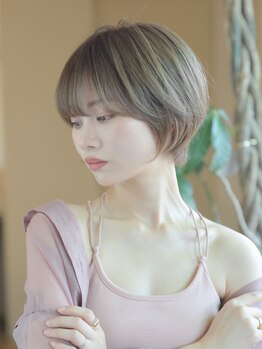 ティーワン 神埼店(T-one)の写真/お客様一人ひとりの骨格に合わせたお手入れしやすいショートカットを実現★あなたのなりたいが叶う＊